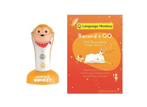 Record & GO Box Set - Language Monkey Reader + 240 Recordable Audio Stickers